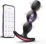 APP-Controlled Anal Plug Vibrator – 9-Mode Silicone Prostate Massager for Men & Couples