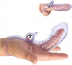 Finger Sleeve Vibrator for Women, Clitoral & G-Spot Stimulator, Intense Massage