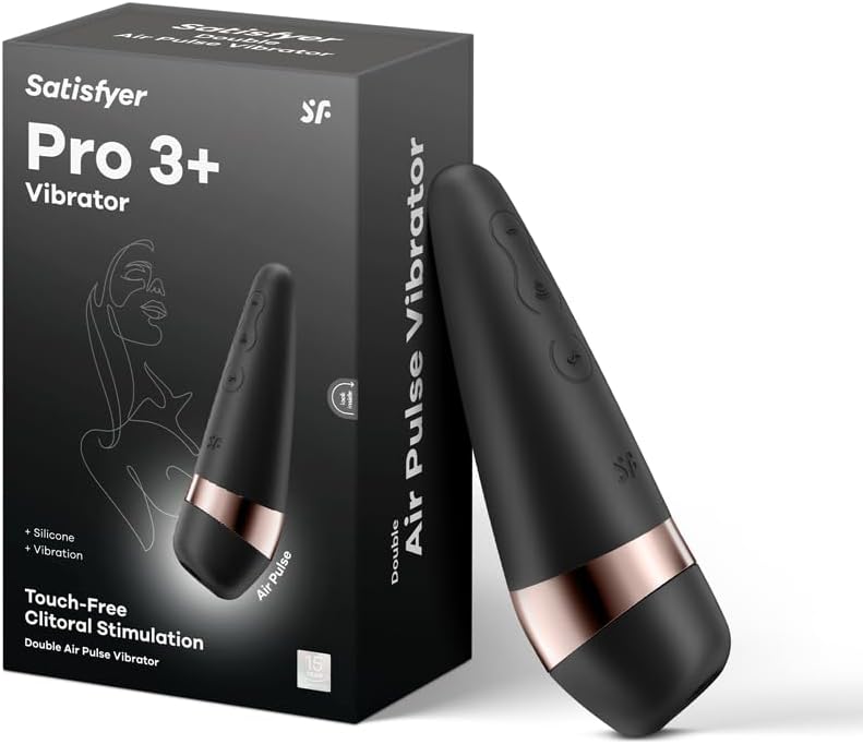 Pro 3+ Air Pulse Clitoral Stimulator | Waterproof, Rechargeable & Skin-Friendly