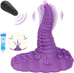 Fantasy Silicone Dildo with 10 Vibration Modes, G-Spot & Anal Stimulation