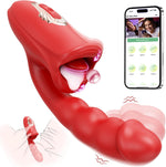 APP-Controlled Rose Vibrator – 9 Modes for Licking, Sucking & Finger Massage   2/2