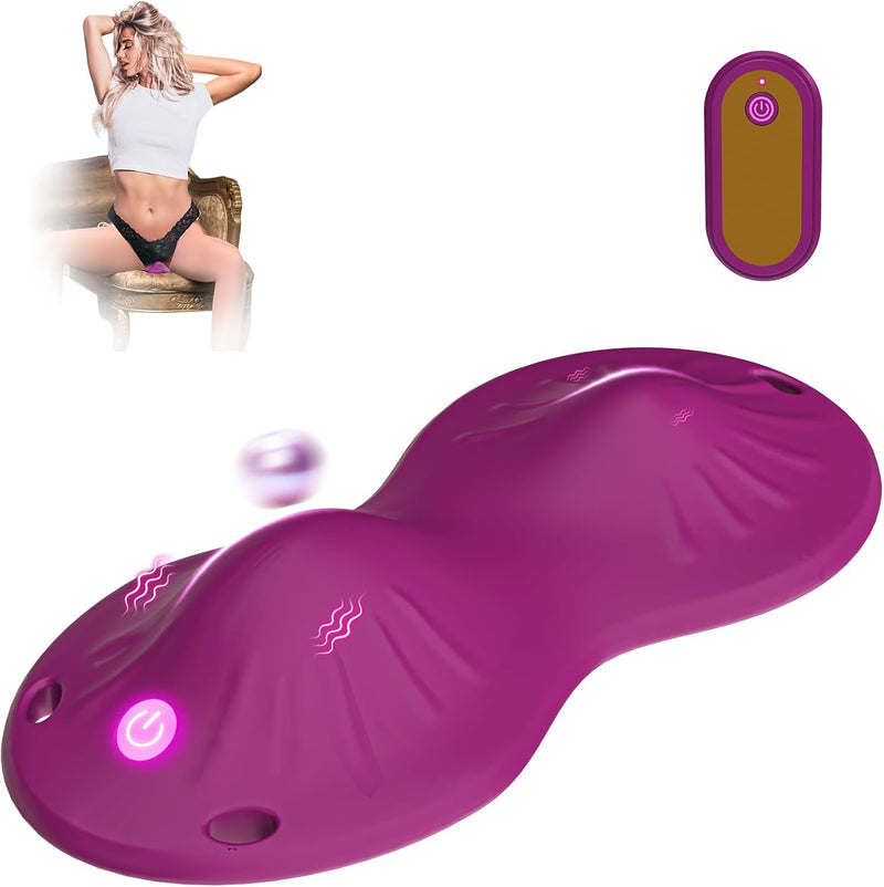 Wearable Panty Vibrator with 10 Modes – Discreet Clitoral Stimulator for Women