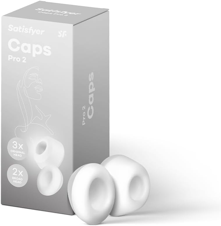 Climax Tips - Pro 2 | 5-Pack Exchangeable Heads | 2 Sizes | Waterproof Silicone