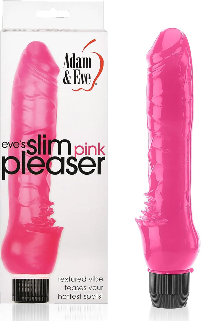 Slim Pink Thrusting Vibrator – Realistic Waterproof Stimulator for G-Spot & Clitoral