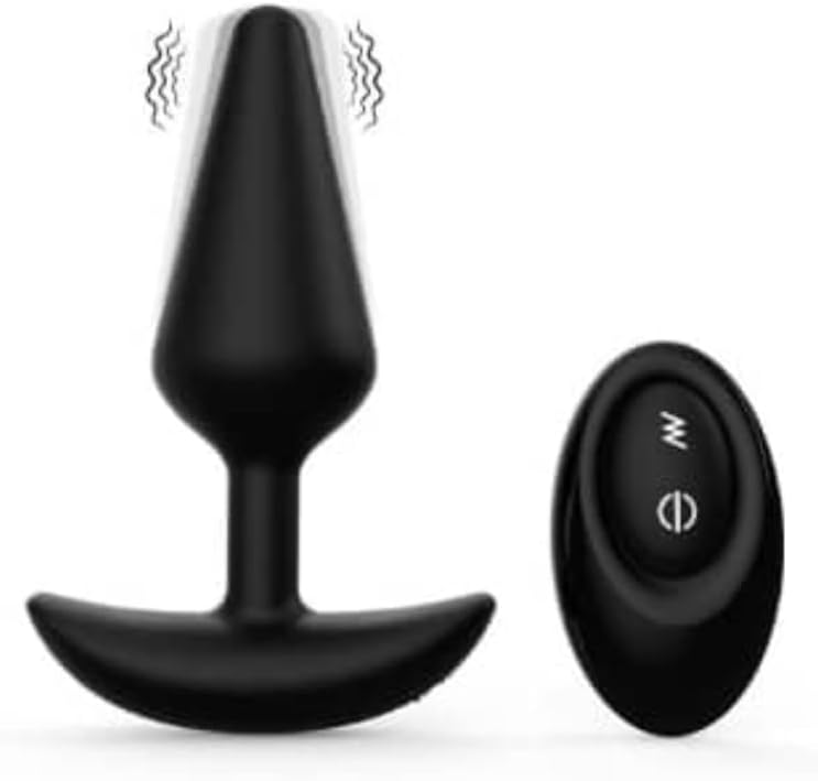 Beginner-Friendly Vibrating Anal Plug with Remote and 12 Vibration Modes