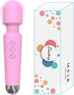 Rechargeable G-Spot & Clitoral Vibrator – Waterproof Wand Massager for Women