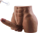 8LB Male Sex Doll with Flexible Dildo, Realistic Cock, Unisex Masturbator Toy
