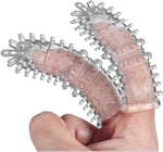 Finger Sleeve Stimulator – Soft Silicone G-Spot, Clitoral, Anal & Nipple Massager