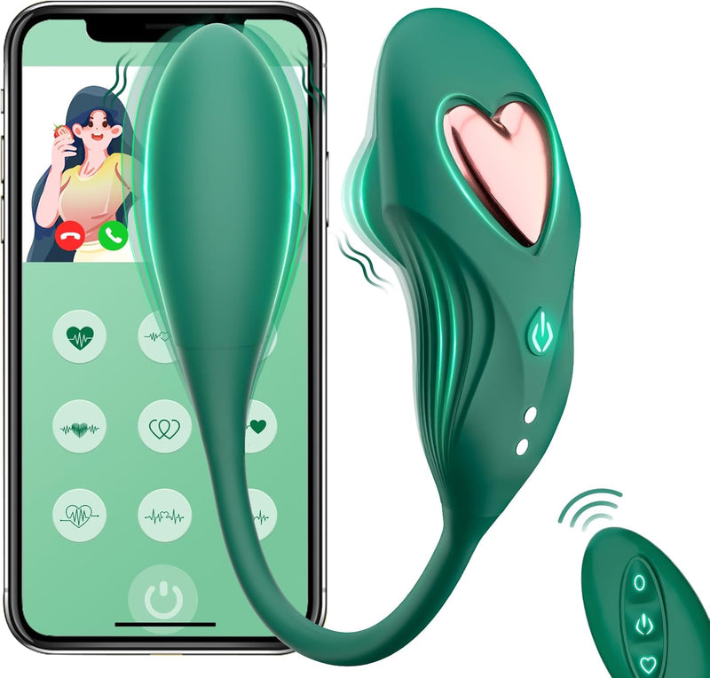 Wearable Panty Vibrator – Remote Control App Vibrator with 10 Modes for Clitoral & G-Spot
