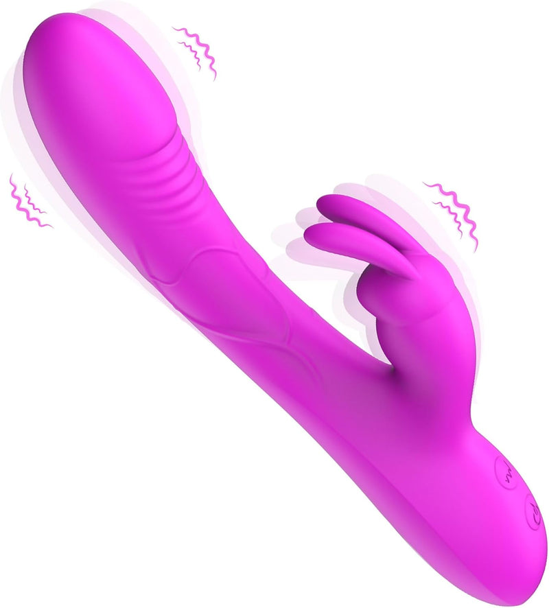 Thrusting G-Spot Rabbit Vibrator – Waterproof Silicone with 3×7 Vibration Modes