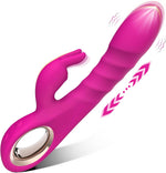 3-in-1 Rabbit Vibrator with Thrusting & 10 Vibration Modes for G-Spot Stimulation