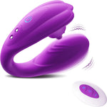 Remote-Control G-Spot & Clitoral Vibrator – Wearable Couples Stimulator with 10 Modes
