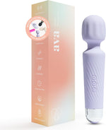 Rechargeable Wand Vibrator – 20 Patterns, 8 Speeds, Quiet & Compact Clit Stimulator