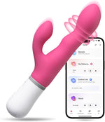 Nora App-Controlled Rabbit Vibrator – Dual Motor Clitoral & G-Spot Massager