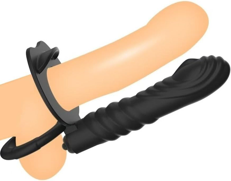 Double Penetration Anal & Penis Vibrator – Prostate Massager & Butt Plug for Couples