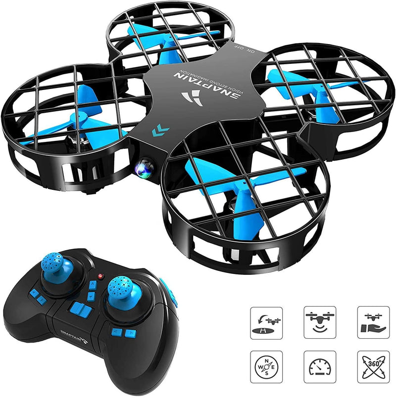 H823H Mini Drone For Kids, Radio Control Quadcopter For Beginners With Altitude Hold, Headless Mode, 3D Flips, One Key Return And Speed Adjustment