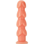 Realistic Dildo With 4 Glans & Suction Cup Flesh Butt Plug G-Spot Anal Dildo Prostate Massager Sex Toy For Men Women Vaginal Anal Masturbation