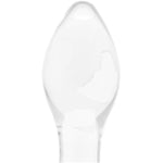 4 Inch Classic Glass Butt Plug With Lube 1Oz | Anal Sex Toys | Butt Plugs | Anal Plugs