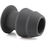 Hollow Silicone Anal Dilator Peep Threaded Anal Plug Masturbation For Couple Pleasure(S)