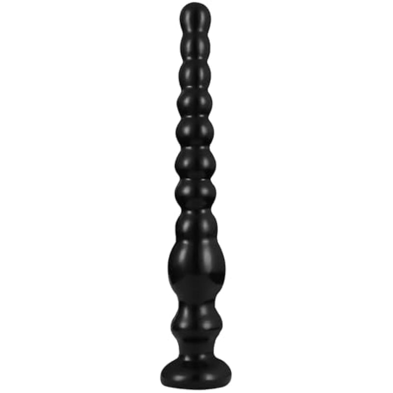 13Inch Anal Bead Butt Plug - Long Anal Dildo With 10 Bead Flexible Anal Plug Anus Dilator Vaginal Prostate Massage Stimulation Anal Sex Toy For Women Men Couple Lover (L)