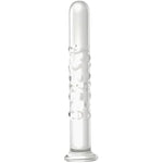 Crystal Glass Dildo, 6.1 Inch Clear Pleasure Wand Anal Dildos Plug Sex Toys For Women,Men