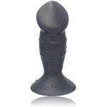 Anal Plug Dildo,Flexible Soft Liquid Silicone Butt Plug Massage Stimulation For Men And Women Vaginal Anus Sex Toys. (Black-Medium)