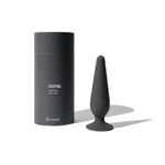 Small Butt Plug for Couples - 100% Platinum Grade Silicone Anal Toy with Tapered Shape and Flared Base