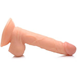 Inch Dildo With Balls - Light