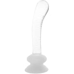 Icicles No 88 Glass G Spot Wand With Lube 1Oz | Harness Compabitle Strap-On Dildos | G-Spot P-Spot Massager | Realistic Dildos