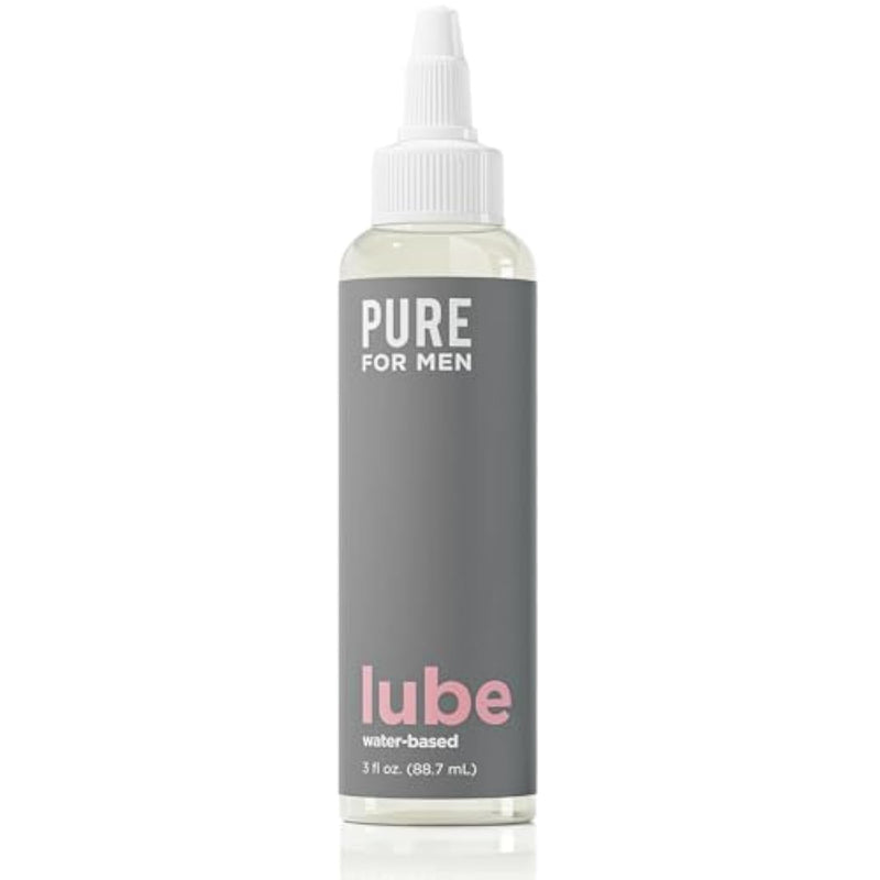 Water Based Lube – Clean, Non-Sticky Personal Lubricant For Men & Couples – Toy And Condom Compatible, Hypoallergenic, Non-Staining Formula – Long-Lasting Wet Glide – 3 Oz Bottle