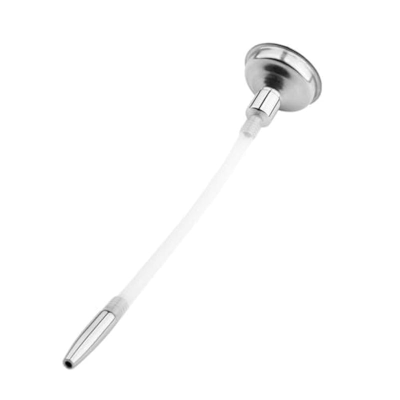 Stainless Steel Urethral Tube Horse Eye Stick Expansion Masturbation Male Funnel Soft Urethral Plug A129 (Long Tip)