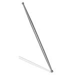 Urethral Sounds - 5.11 Inch Long Stainless Steel Tapered Urethral Dilator Penis Plug For The Beginners- Double Ended Round Tip Masturbation Rod For Men