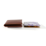 Men'S Privacy Condom Case Organizer Metal Snap Closure Elegant Gift Xl Extra Large (Camel)