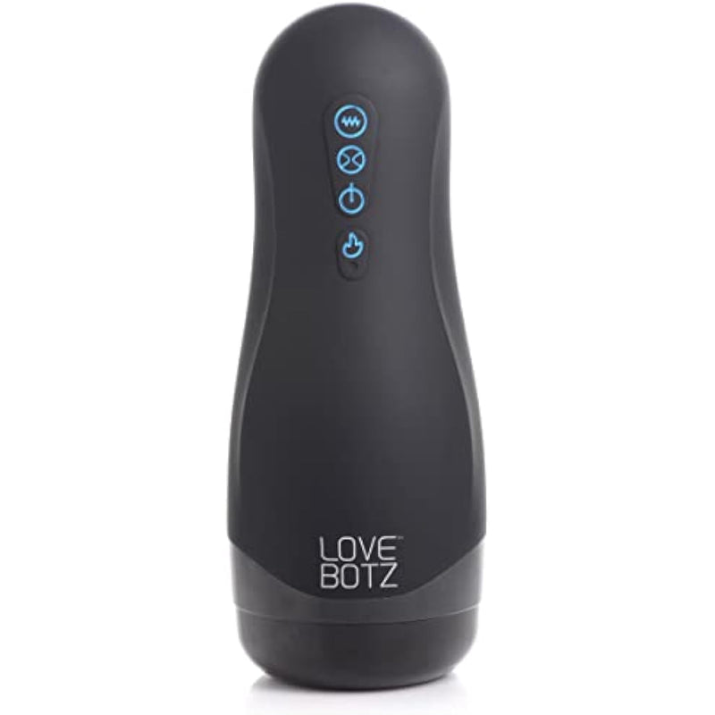 Auto Milker 15X Sucking Male Masturbator Toy With Triple Sensations | Warming Suction Vibration | Adult Sex Pleasure Toy | 3 Speeds & 5 Stimulating Patterns Of Vibration, Black