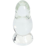 6.2" Large Rocket Glass Anal Plug Big Crystal Butt Plug Anal Trainer Butt Expander Toy For Women Men Masturbation