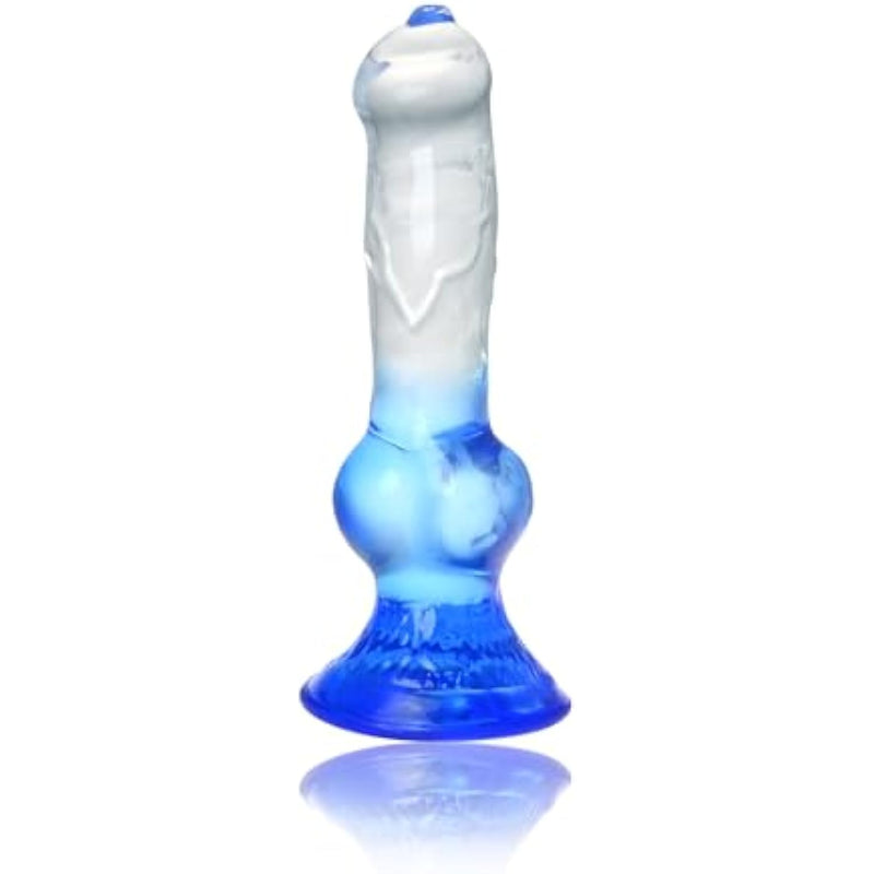 Anal Dildo Realistic Knot Dildo With Suction Cup For Prostate Massage G-Spot Stimulation Adult Sex Toys For Men Women Couples (M)