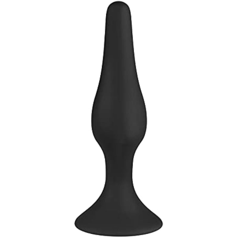 Anal Dildo With Suction Cup - Anal Plug, Butt Plug, Conical Shape, Flexible Shaft, Skin-Friendly Silicone - 15.5Cm Length