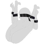 Bdsm Restraints Sets Black Handcuffs And Ankle Cuffs Adjustable Leg Wrist Cuffs Kit Velcro Stuffed Cuffs Fetish Bondage Sex Toys For Adult Beginner Couples Roleplay Sm Game