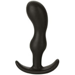 Doc Johnson Mood - Naughty 2 - Silicone Anal Plug - Medium - 3.9 in. Long and 1 in. Wide - Tapered Base for Comfort Between The Cheeks - Medium - Black