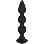 Plug 'N' Play Anal Dildo - Silicone Anal Plug, Butt Plug, Beaded Structure, Conical Tip, Wide Base, 15Cm Length - Suitable For Beginners