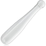 Anal Dildo Glass Butt Plug Clear Anal Trainer G-Spot Prostate Stimulation Masturbation Baseball Bat Wand Adult Sex Toys For Men Women Couples (Small)