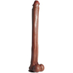 21.6 Inch Extra Long Dildo With Strong Suction Cup,Double Layers Flexible Realistic Dildo With Small Glans For Deepest Sex,Massive Huge Dildo Sex Toys For Women Men Gay