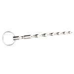 Penis Plug 5 Inches Adult Men Taper-Beaded Urethral Masturbation Rod Male Glans Pleasures Sex Toy (0.34 Inch)