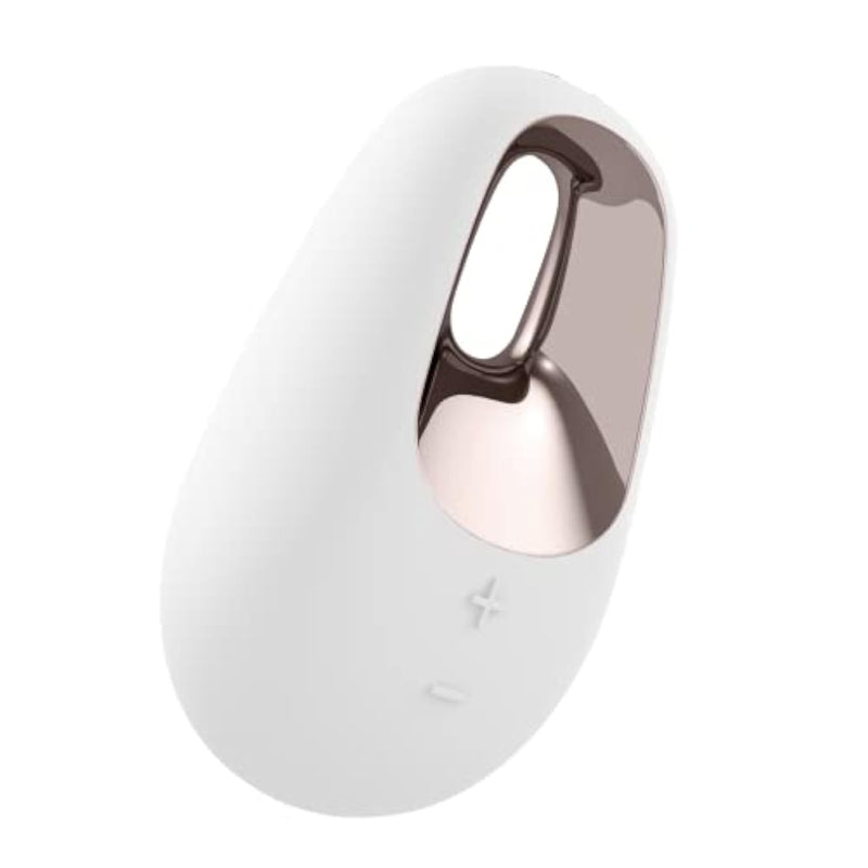 White Temptation Vibrator Sex Toy | Adult Toys For Women | Lay-On Vibrator With Ergonomic Handle | Vibrating Sexual Pleasure Device | Stimulation Vibrators | Female Wellness Tools