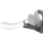 Icicles No 88 Glass G Spot Wand With Lube 1Oz | Harness Compabitle Strap-On Dildos | G-Spot P-Spot Massager | Realistic Dildos