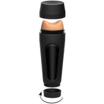 Doc Johnson Man Squeeze - Randy - Discreet Premium ULTRASKYN Stroker - Squeeze Plate for Precise Pressure - for Adults Only, Male Masturbator, Ass, Vanilla