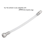 Men'S Chastity Device Stainless Steel Virginity Lock Male Penis Cage Accessories 8Mm Silicone Catheter Jg022
