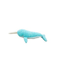 Nev The Narwhal Stuffed Animal 14”, Knit Narwhal Plush Toy Gifts For Kids Of All Ages, Ocean Animals