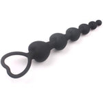 Silicone Small Anal Plug Sex Toys Anal Beads For Women Men Butt Plug Prostate Massager Gay Sex Toys Adult Anal Plug (Heart-Shaped Pink)