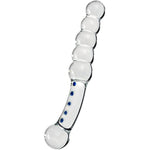 Crystal Glass Anal Plug Masturbator Adult Sex Toy, Pleasure Wand Dildo Penis Beads Double Head Design Butt Plug Prostate Massage G-Spot Sex Toy For Men And Women